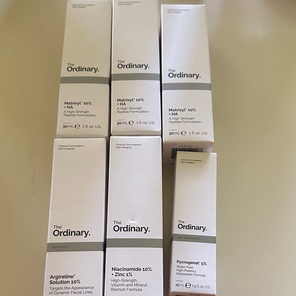 The Ordinary Skincare Collection - White and Gray BRAND NEW NEVER OPENED